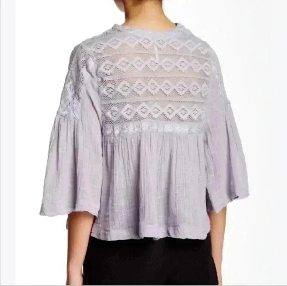 Free People Carry Me Away Blouse